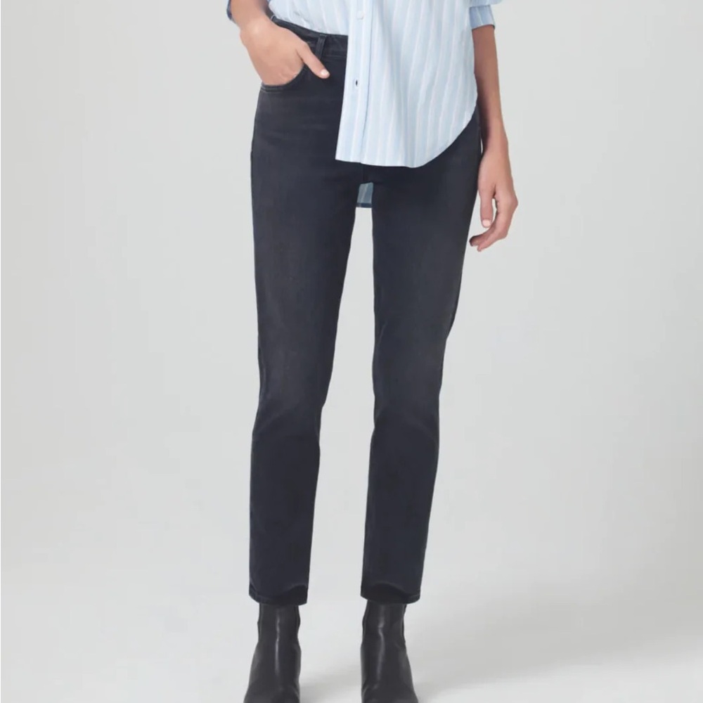 CHARLOTTE HIGH RISE IN BLACK INK Jeans